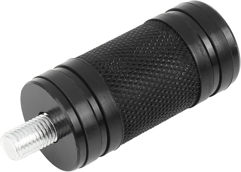 uxcell M8 x 1.25 Black Billet Knurled Burst Motorcycle Shifter Peg for Harley Davidson Touring...