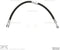 Dynamic Friction Company Front Left Brake Line Hose 350-01023 For 2004-2007 Chevrolet Optra, 2004-2008 Suzuki Forenza, 2005-2008 Suzuki Reno...