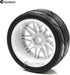 1/10 RC On Road Tires and Plastic Rally Wheels 12mm Hex Drift Tyres for 1:10 Scale Racing Touring Street Car Tamiya TT01 TT02 XV01 TA06 A959 14400...