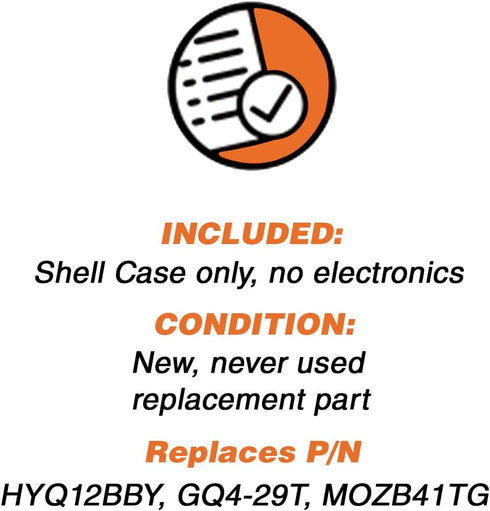 Remote Entry Uncut Car Key Fob Replacement Case Shell Button Pad for HYQ12BBY, GQ4-29T, MOZB41TG...