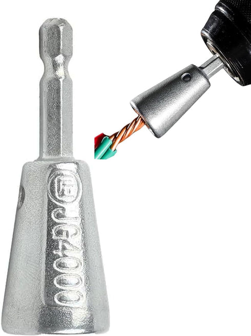 Wire Twister Tool for Drill, Wire Twisting Tool Wire Twister Wire Connector, Wire Stripper Tool Wire Nut Twister Spin Twist Wire Socket for Electr...