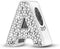 Letter Charms Fits Pandora Bracelets S925 Sterling Silver Initial Charms for Bracelets Alphabet A-Z Letters Bead Bracelets Necklace Pendent with C...