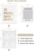 100 Envelopes Money Saving Challenge Budget Binder, 52 Week Money Binder for Cash Saving Budget Book with Pouches White...