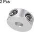 2pcs Double Split Shaft Collar for 6mm Shaft Set Screw Clamp-On Collars, 20mm OD, 8mm Width, for Stoppers, Position, Hold Timing Pulleys, Machine ...