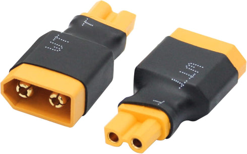 XT60 Male to XT30 Female Adaptor,XT30 Female to XT60 Male Wireless Connector Plug for RC FPV Drone Car Lipo NiMH Battery Charger ESC(4Pcs)......