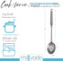 Stainless Steel Slotted Cooking Spoon, Large Metal Chef Strainer Utensil For Cooking, Serving, And Mixing, The #1 Dishwasher Safe Kitchen Tool, 15...