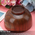 Solid Wood Bowl Acacia Wave Serving Bowl Handmade Storage Natural Root Wood Crafts Bowl Food Container Tableware for Fruits Salads Noodles Rice Di...