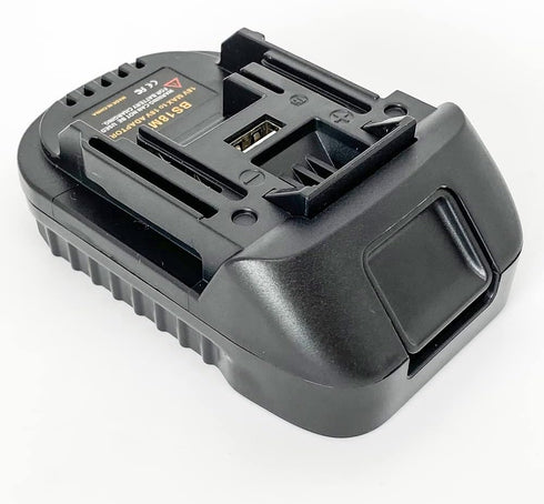 USB Battery Adapter for Makita 18V Lithium-ion LXT Cordless Tool, Convert for Bosch 18V Li-ion BAT609 BAT612 BAT618 Battery to Makita 18V Lithium ...