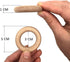Natural Beech Wood Rings, 10 Pcs Unfinished 5cm Solid Wooden Rings Circles Without Paint for Craft, Connectors Jewelry Making...