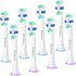 Replacement Heads for Philips Sonicare, Brush Head Compatible with Phillips Sonicare Toothbrush Snap-on Handles, 8 Pack...