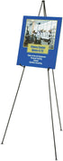 Quartet Instant Easel 63” Stand, Supports 5 lbs., Tripod Base, Powder Coated Steel Material, Collapsible, Black (29E)...