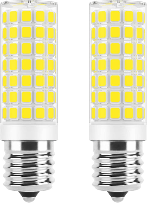 E17 LED Bulb Dimmable, 7W Microwave Oven Bulbs, 120V 60W Incandescent Equivalent, Natural White 4000K, Fit for Whirlpool Maytag GE Kenmore LG Micr...