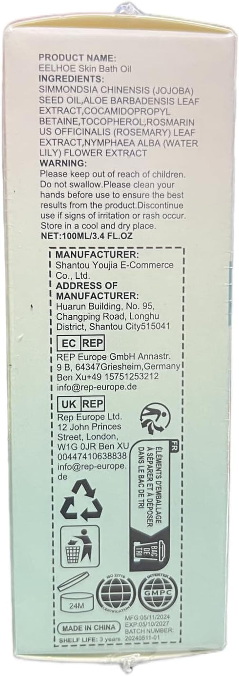 Smooth Skin Bath Oil,Skin so Soft Original Bath Oil,3.4 fl.oz.Skin Bath Oil,Skin Moisturizing Bath Oil,Original Skin Bath Oil for Body Using,Skin ...