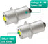 LED Flashlight Replacement Bulb, 4V-24V and 3W 247LM and PR2 P13.5S Maglight Led Conversion Kit, 6000K Bright White Super Bright Long Lasting, Ryo...