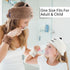 AHONEY Face Washing Headband Wristbands Set, Cute Animals Makeup Spa Skincare Headbands for Washing Face Bath Headband for Women Girls Elastic Hai...