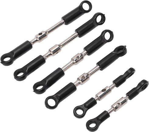 Pssopp RC Tie Rods Set RC Tie Link Servo Link Rod RC Tie Rod Bar RC Tie Link Rods Set for WLtoys 144001 144002 124018 124019 124017 124016 Remote ...