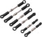 Pssopp RC Tie Rods Set RC Tie Link Servo Link Rod RC Tie Rod Bar RC Tie Link Rods Set for WLtoys 144001 144002 124018 124019 124017 124016 Remote ...