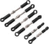 Pssopp RC Tie Rods Set RC Tie Link Servo Link Rod RC Tie Rod Bar RC Tie Link Rods Set for WLtoys 144001 144002 124018 124019 124017 124016 Remote ...