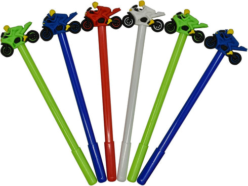 Maydahui 28PCS Cool Car Pens Fun Motorcycle Racing Rollerball Gel Pen Novelty Pen Cute Pen Interesting Pen Black Ink for Boys School Office Statio...