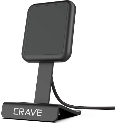 Crave Wireless Charging Stand, Fast 10W Qi-Certified Wireless Charging Pad for iPhone 12, 11, Xs, XR, 8, Samsung Note 20, Note 10, S21, S20, S10 -...