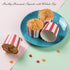 Webake 50pcs Full Size 6oz Paper Baking Cups Red Cupcake Liners Paper Snack Cups for Popcorn Cupcake Muffin Case Cupcake Bath Bomb, for Movie Part...