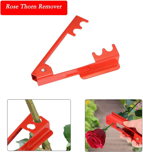 2Pack Metal Thorn Remover Rose Leaf Stem Stripper Floristry Garden Stripping Tool Hand Tools for Roses & Garden...