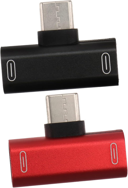 HOMSFOU 2pcs USB Typec Headphone Adapter USB-c to 3.5 Mm Headphone Jack Adapter USB Type c to Adapter Type c Adapter Dispenser Type- Charging Adap...