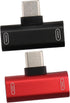 HOMSFOU 2pcs USB Typec Headphone Adapter USB-c to 3.5 Mm Headphone Jack Adapter USB Type c to Adapter Type c Adapter Dispenser Type- Charging Adap...