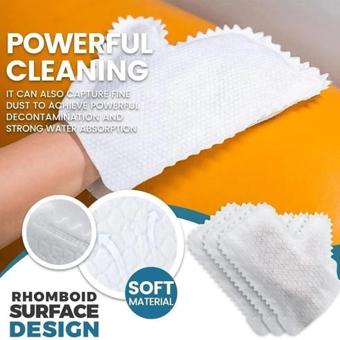 Home Disinfection Dust Removal Gloves, 2022 New Microfiber Fish Scale Cleaning Duster Glove, Washable, Reusable Wet & Dry Kitchen Mitt (40PCS)...