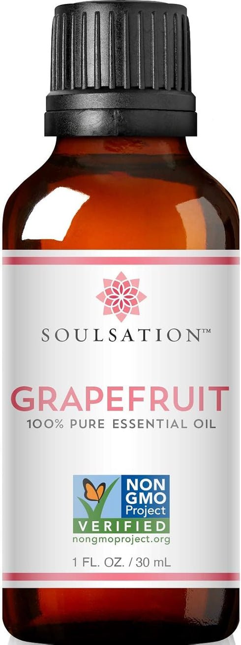 Pink Grapefruit Essential Oil Non-GMO, 1oz...