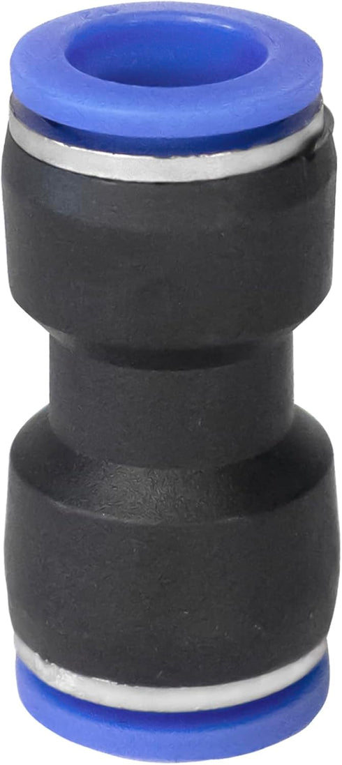Pneumatic Push to Connect Fitting Straight Union 10mm Tube OD x 10mm Tube OD, Pack of 10...