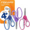 Fiskars 5" SoftGrip Blunt-Tip Scissors for Kids Ages 4-7 (3-Pack) - Scissors for School or Crafting - Back to School Supplies - Blue, Purple, Pink...