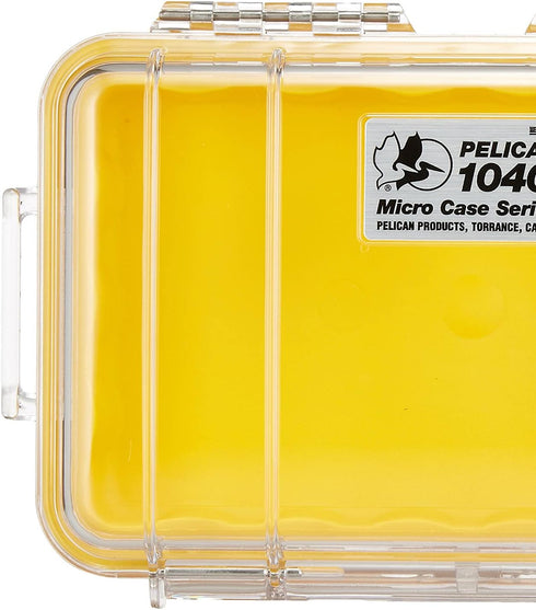 Pelican 1040-027-100 1040 Micro Case (Yellow/Clear)...
