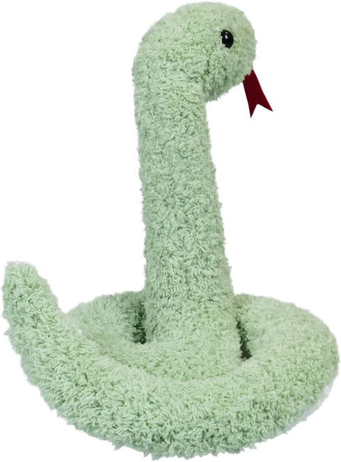 Green Plush Snake Stuffed Animal Toy, Soft Cuddly Plushie Hugger Toy for Boys & Girls, Birthday Gifts for Kids or Girlfriend, 17"...