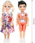 ONEST 10 Sets 5 Inch Mini Doll with Doll Clothes Party Grown Outfits Doll Accessories for Kids...