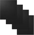 SP101 Fryer Oven Liners, 4 Pack Black 12"x12" Heat Resistant, Non-Stick Baking Mats Compatible with Ninja Foodi Air, Reusable Toaster Oven Accesso...