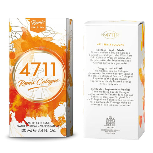 Muelhens 4711 Remix Cologne - Orange for Women - 3.4 oz EDC Spray...