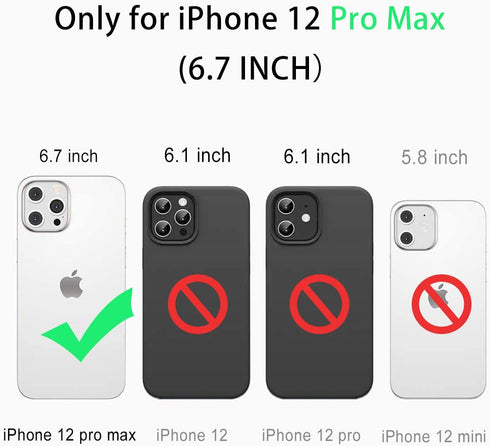 Diverbox Design for iPhone 12 Pro Max Waterproof Case with Kickstand, Durable Shockproof Phone Case Cover with Built in Screen Protector for iPhon...