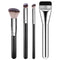 Makeup Brushes 4 Pcs Foundation Brush Concealer Brush Portable Facial Brushes Cream Spatulas Tools Powders Scrubber Brush Soft Bristles Brush for ...