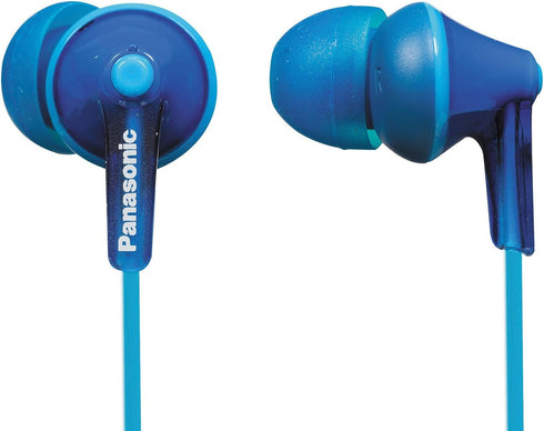 Panasonic RP-HJE125-A Wired Earphones, Blue, 7 x 9.8 x 20......