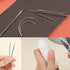 32 Yards Waxed Thread with Leather Hand Sewing Needles,150D Flat Sewing Waxed Thread and Leather Repair Needles for Home Upholstery Carpet Leather...