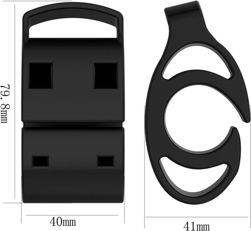 2-Pack Bicycle Handlebar Mount Bracket Kit W/Zip Ties Compatible with Garmin Forerunner, Approach, Fenix Watches...