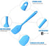8.5 inch Silicone Spatulas One Piece Design-Heat Resistant Small Rubber Spatula for Mixing Cooking Baking, 3 pack...