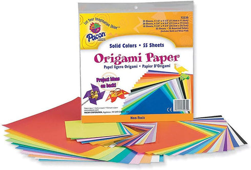 Pacon® Origami Paper, Pack of 55 Sheets...