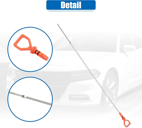 X AUTOHAUX 1 Pcs Engine Oil Dipstick Engine Oil Fluid Level Dipstick for Honda Civic DX EX EX Special Edition No.15650-PLM-004...