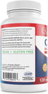 U.S. Doctors' Clinical Calcium, Magnesium + Vitamin D3 for Bone, Muscle, and Nerve Support (120)...