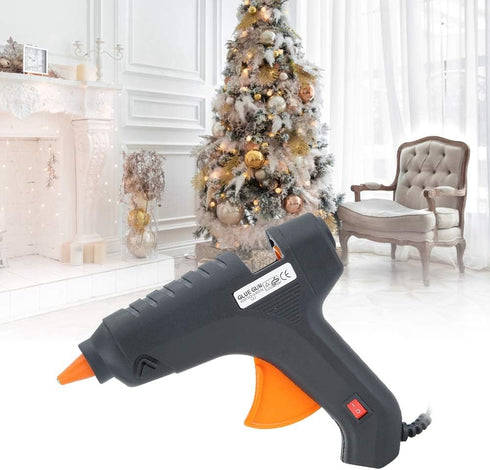Hot Glue Gun, Ergonomic Handle Hot Glue Gun, for Artificial Flowers Paperboard Wood Products...