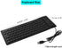 Foldable Silicone Wired Silent Keyboard, 85-Key Portable Soft Rubber Lightweight Waterproof USB Rollup Keyboard with 4.53ft for Laptop PC Computer...
