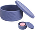 Silicone Round Travel Soap Case, Leak Proof Shampoo Bar Holder, Travel Soap Container with Soap Saver, Slip-Resistant Shampoo Bar Holder for Showe...