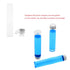80ml Glass Clear Test Tubes with Screw Caps and Plastic Stoppers, Liquid Sample Vial, Leak-Proof Flat Test Tubes, 6PCS...